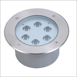 LED Ground Light - Stainless Steel, Round Shape, White Glow | 10-100 Watts, Energy Efficient for Indoor and Outdoor Spaces