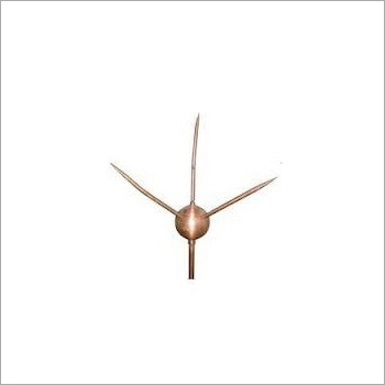 Lightning Arrester Spike - Copper Material, 400-1500 mm Length | 310 Volt, 2.43 kg Weight, Electric Power Type