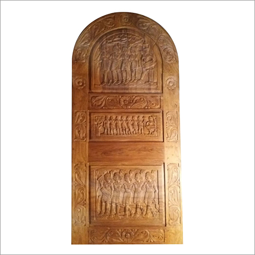 Carving Teak Wood Door
