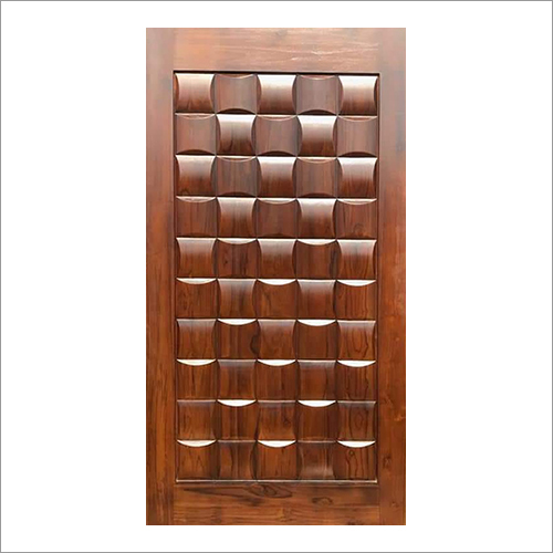 Polished Teak Wood Door