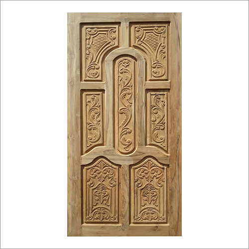 7 Panel Designer Teak Wood Door