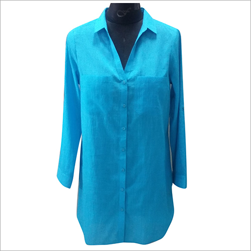 Ladies Long Shirt Beachwear Dress - Soft Cotton Fabric, Various Sizes (S-XXXL) | Skin-Friendly, High Sweat Absorption, Attractive Patterns