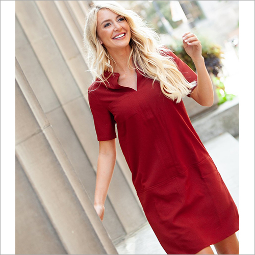 Ladies Plain Shift Dress Size: Small