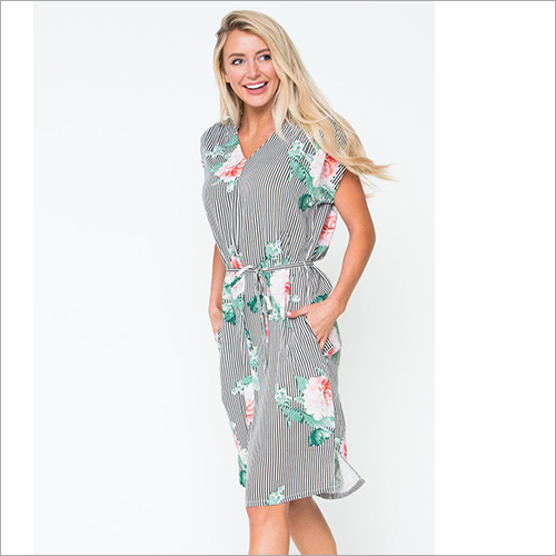 Ladies Printed Short Dress