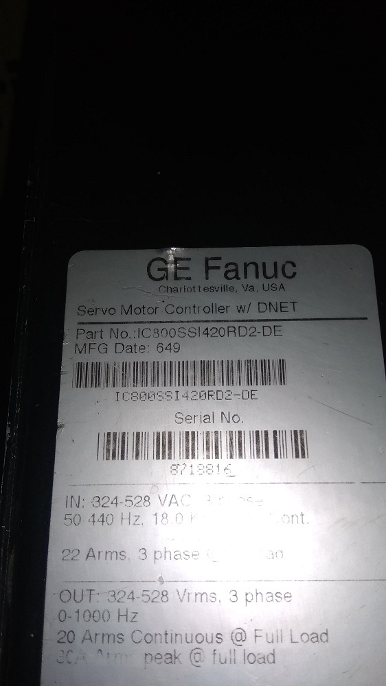 GE FANUC CPU