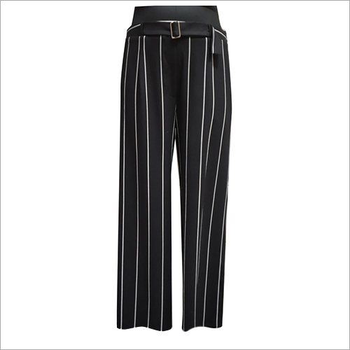 Ladies Stripe Printed Palazzo Pant Size: Small