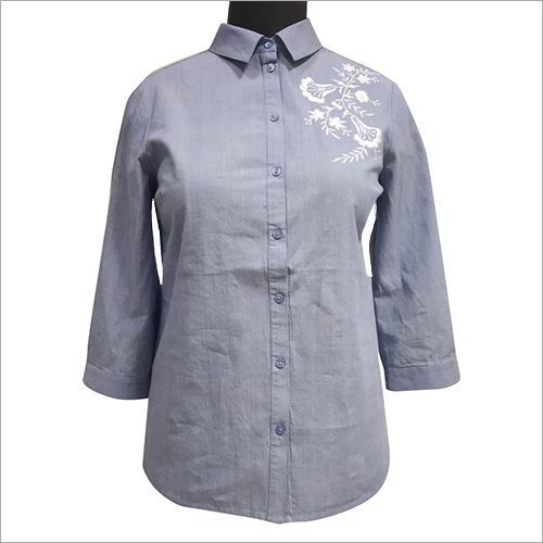 Ladies Blue Shirt Size: Small