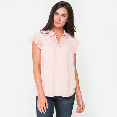 Ladies Half Sleeve Shirt Size: Small