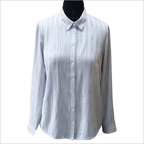 Ladies Plain White Shirt - Soft Cotton Fabric | Available in Multiple Sizes and Colors for Any Season