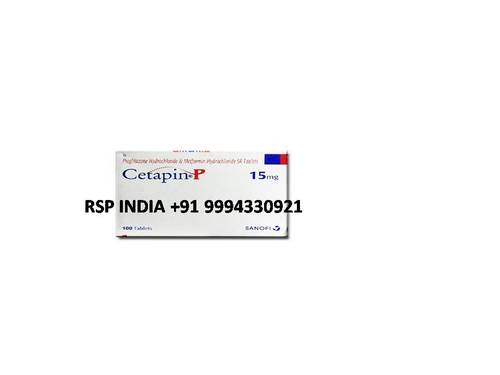 Cetapin P 30mg Tablet - Oral Antidiabetic Agent for Type 2 Diabetes Control | Regulates Blood Sugar Levels, Take with Food, Adult Use