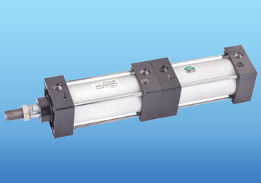 Tandem Cylinder - Stainless Steel and Aluminum 32-100 mm Size Black and Grey Color 2-5 kg Weight Customizable Options Available