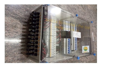SuRCLe solar on-grid 6 in 6 out DCDB with surge and overcurrent protection