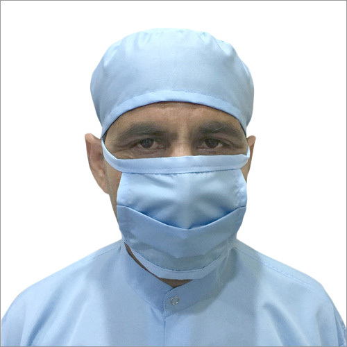 Clean Room Face Mask And Cap Collar Type: O-Neck