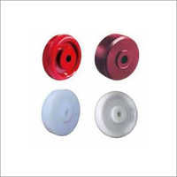 Uhmwpe Wheels - Rubber Material, 5-45 Millimeter Width | Galvanized Finish, Designed For Trolley Use