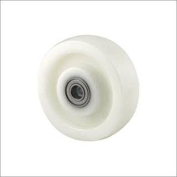 Nylon Wheel - Nylon Material, 5-45 Millimeter Width | Galvanized Finish, Ideal for Trolley Use