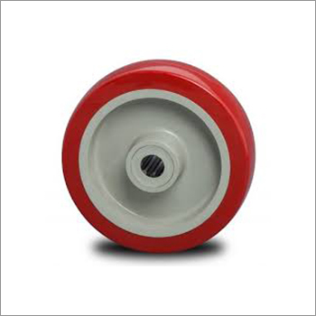 PU Wheels - PU Material, Width: 5-45 Millimeter | Galvanized Finish, Ideal for Trolley Use