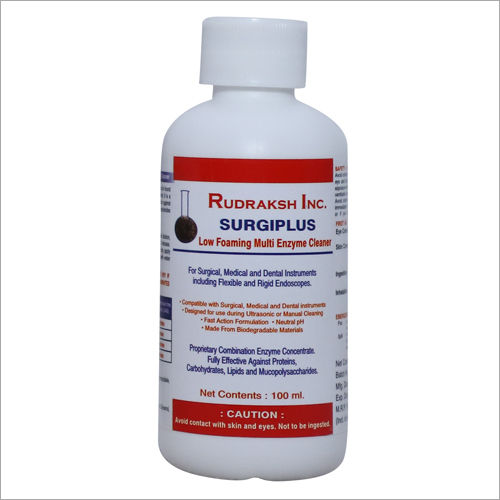 100 ml Surgiplus Low Foam Multi Enzyme Cleaner