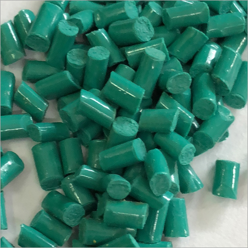 Green Plastic Granules Green Plastic Granules