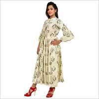 Designer Cotton Dress Bust Size: 38 Inch (in)