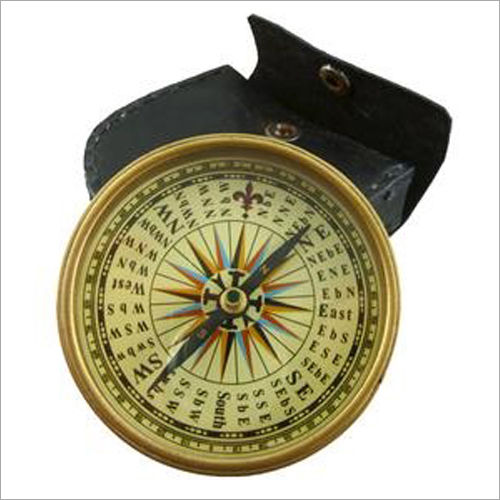 Vintage Brass Compass