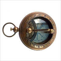 Brass Gimbal Compass - 2'' Approx Size, Attractive Round Design, Seamless Finish, Stunning Precision