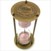 Glass Brass Sand Timer