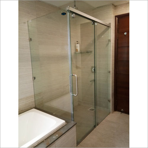 Transparent Glass Shower Enclosure