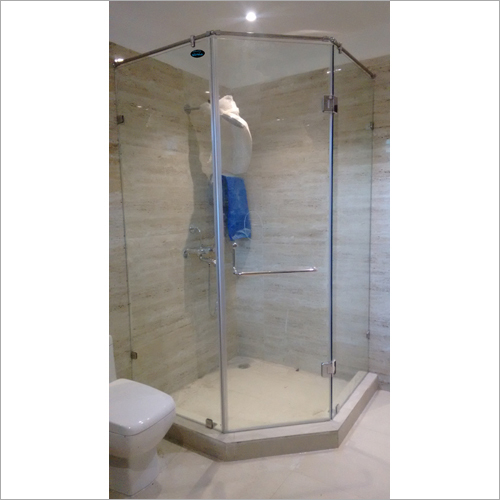 Solid Glass Shower Enclosure