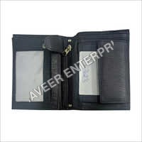 Men Designer Wallet - Leather, Multiple Card Slots, Black, Modern Style, Lightweight, Durable, Customized Options Available, Safe Packaging