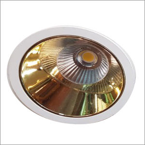 12w Gold Plated Cob Led Light