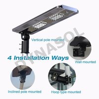 1200 Lumens Fully Automatic All-In-One LED Solar Street Light