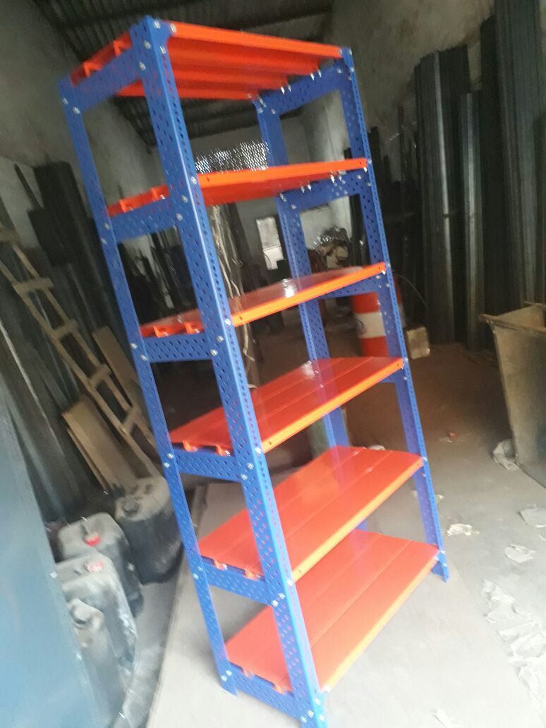 Slotted Angle Steel Storage Rack