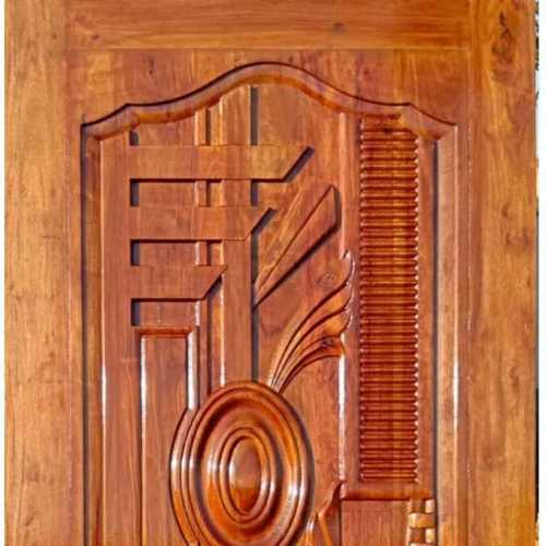 Teak wood 3D carving door