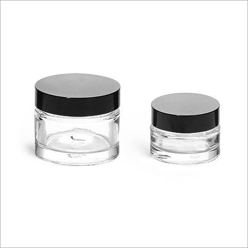 Cosmetic Glass Jars - Color: Transparent