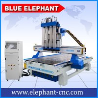 Blue Woodworking Machine Carving And Cutting Wood Double Bed Designs 1325 Cnc Router For Sale