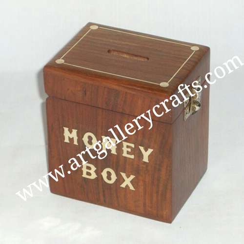 Wooden Money Box