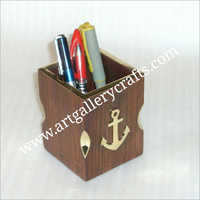 Wooden Pen Cup