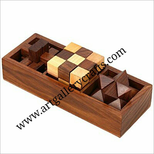 Wooden Puzzle Games Set