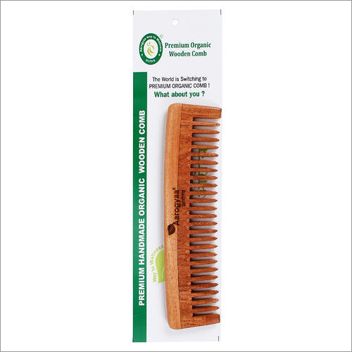 Premium Original Herbal Neem Wider Teeth Comb
