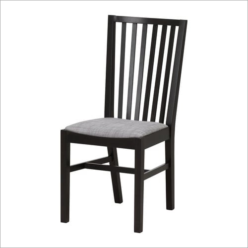Armless Hardwood Wooden Chair
