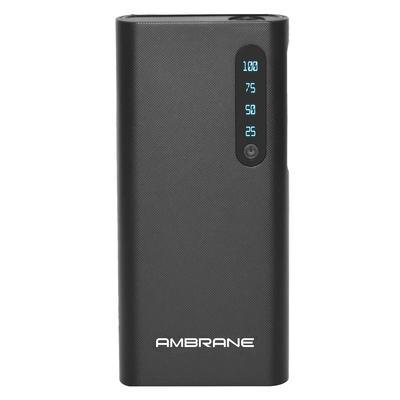 Ambrane P-888 (8000Mah (Black, Lithium-Ion)Power Bank Charger Battery Backup: 4-6 Hours