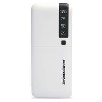 Power Bank - 10,000 mAh, Rotatable Design, Plastic Body, New Camera, White Color, Black & White AMOLED Display, 2GB RAM - Android Operating System