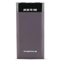 Ambrane Plush Power Bank - 15000mAh, Rotatable Design , 4-6 Hours Backup, 58GB Memory, AMOLED Display, 2GB RAM, Grey Color