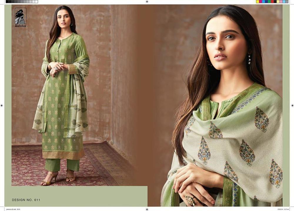 Printed Silk Salwar Suits