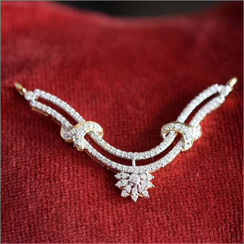 Ladies Diamond Mangalsutra Pendant