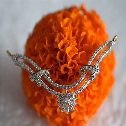 Ladies Diamond Studded Mangalsutra Pendant