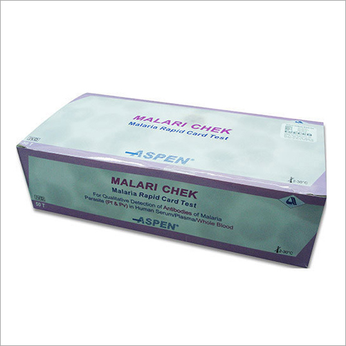Malaria Test Card Malaria Test Card
