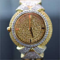 Ladies Fancy Diamond Wrist Watch