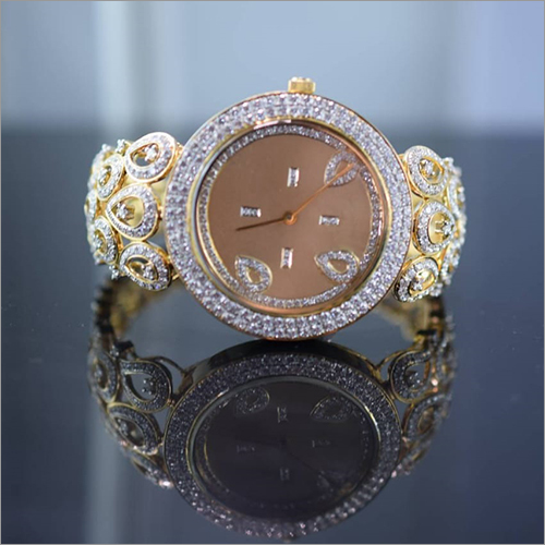 Ladies Studded Diamond Watch