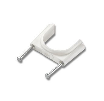 White Upvc Pipe Clamps